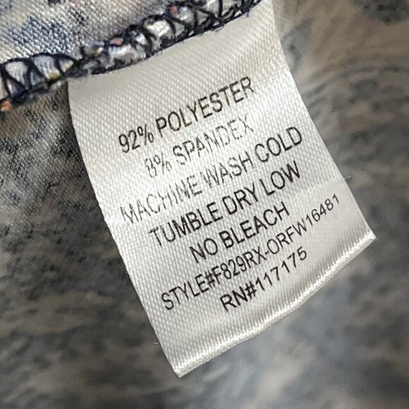 Haani Dress Womens 3X Floral Patchwork Shift Jersey Knit Flutter Sleeve Boho - Picture 4 of 7